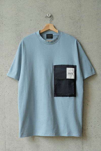 【関税込み】WOOYOUNGMI ブルー パッチ ポケット Tシャツ パッチポケットTシャツ【サックスブルー】 – TRUE Self