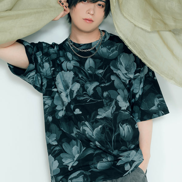 最終価格トゥービーシック★半袖トップス★ブラック★フラワー★44 IMG-393_600x600_crop_center.