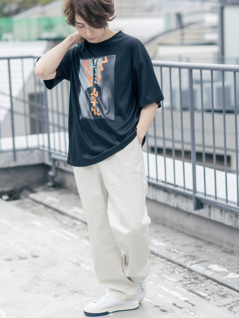 トリートユアセルフ　パンツ トリートユアセルフ Double waist lace pants グレー