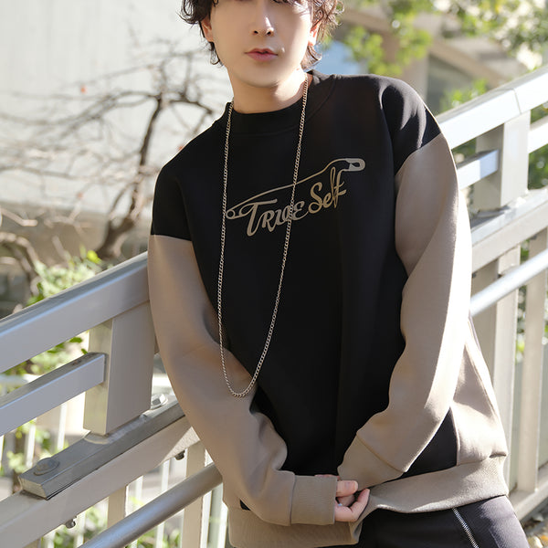 【新品未開封】トレーナーズ　オフショット　5点セット　① 配色プルオーバースウェット【ブラック】 – TRUE Self