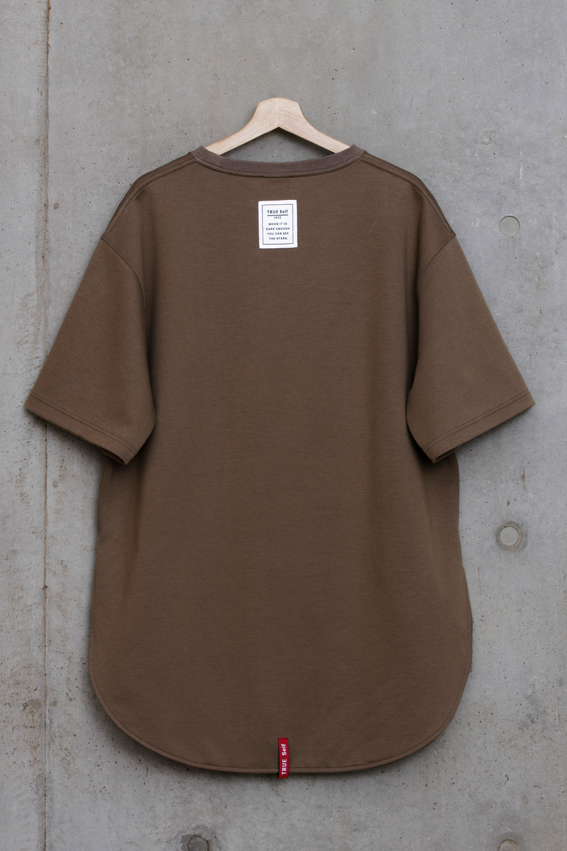 N系列：图案T恤【棕色】