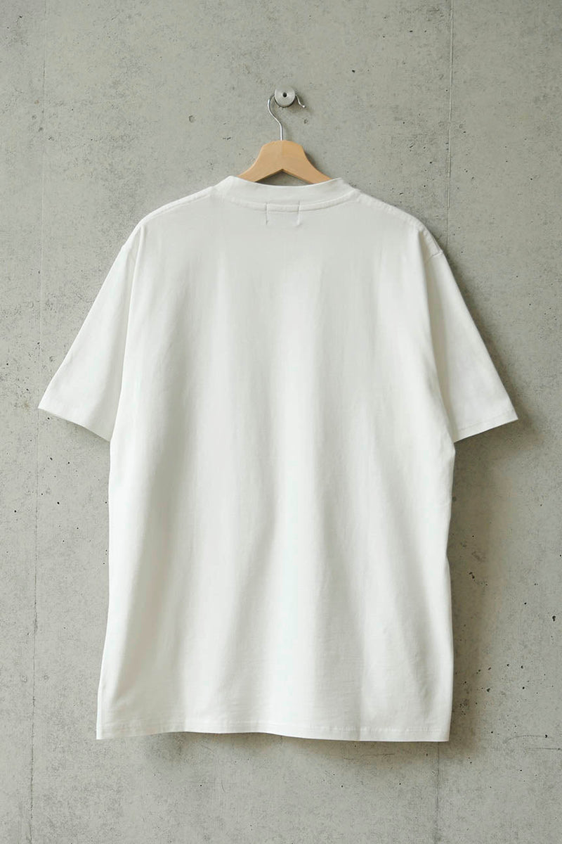 パッチポケットTシャツ【ホワイト】